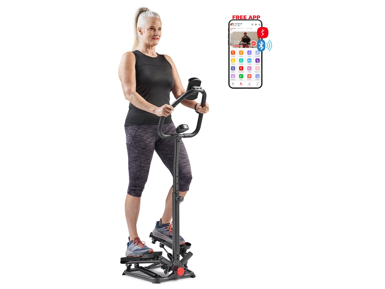 Smart Stair Stepper Machine with Handlebar