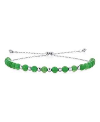 Браслет Bling Jewelry Celtic Flower Rose из стерлингового серебра с камнями и бусинами регулируемый 6-7 Inch
