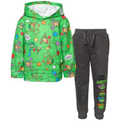 Teenage Mutant Ninja Turtles Toddler Boys Fleece Pullover Hoodie и Pants Outfit Set