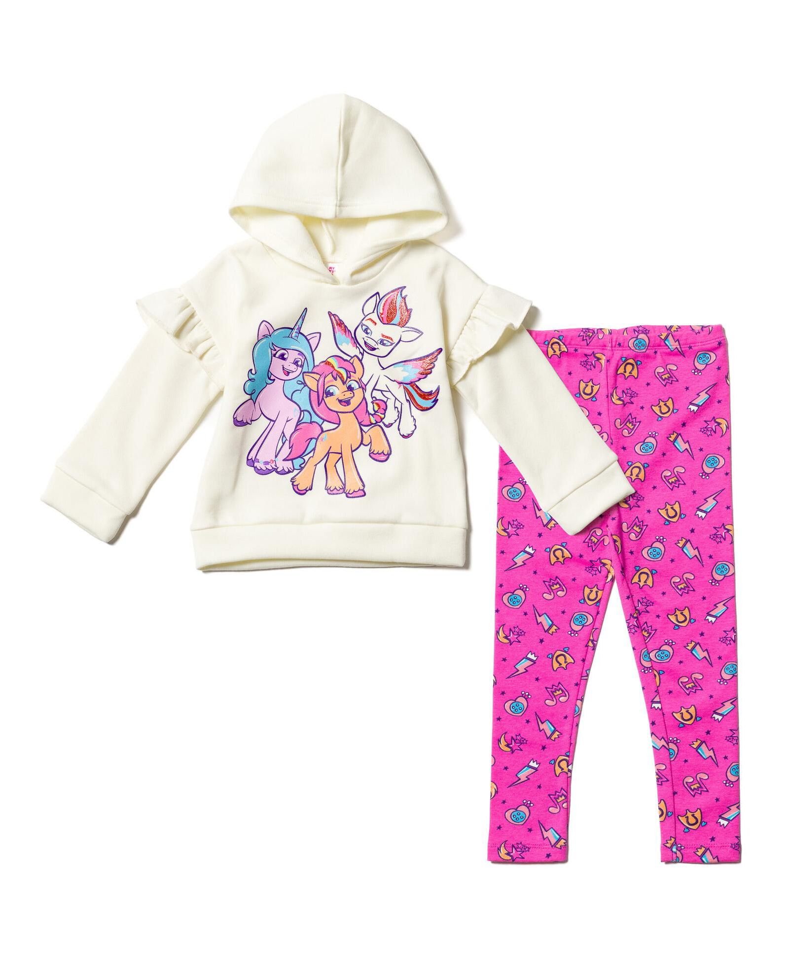 Комплект My Little Pony My Pony Zipp Storm Sunny Starscout Izzy Moonbow Hoodie & Leggings для детей