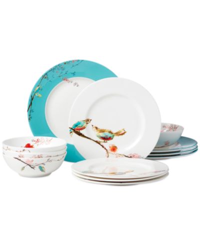 Lenox Chirp 12 Pc. Dinnerware Set, Service for 4