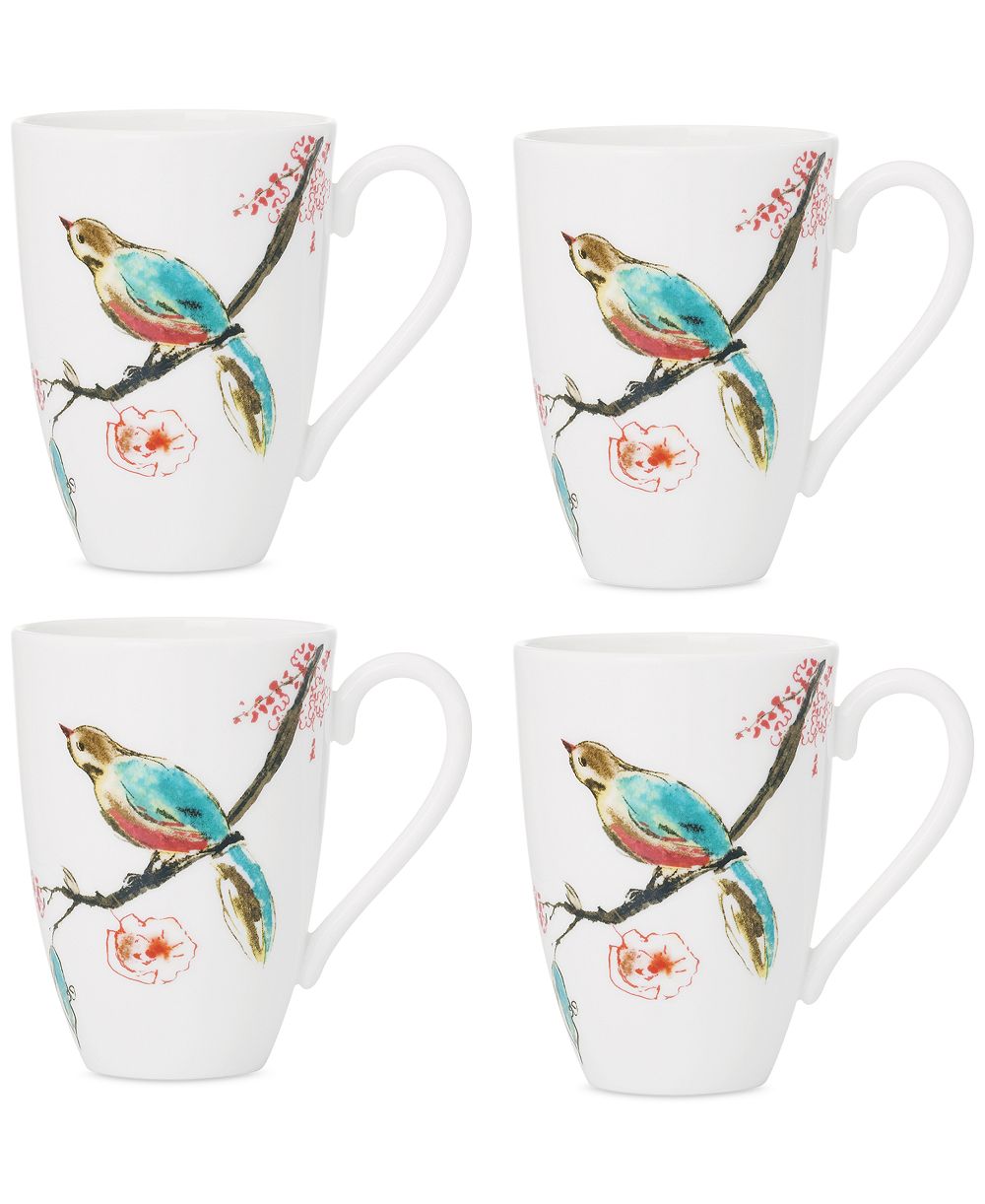 Кружки Lenox Chirp, набор из 4 шт.