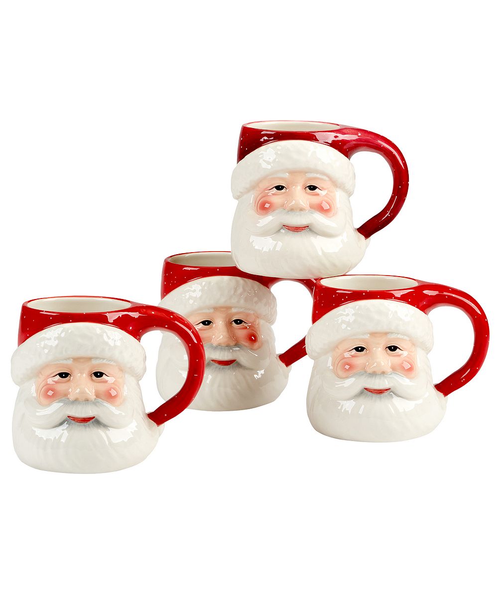 Набор кружек Certified International Santa's Secret, 4 шт.