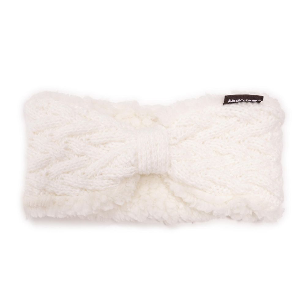 Muk Luks Women's Butterfly Brushed Poly Cable Headband