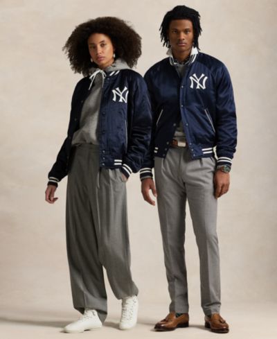Polo Ralph Lauren Мужской и Женский Yankees Satin Jacket