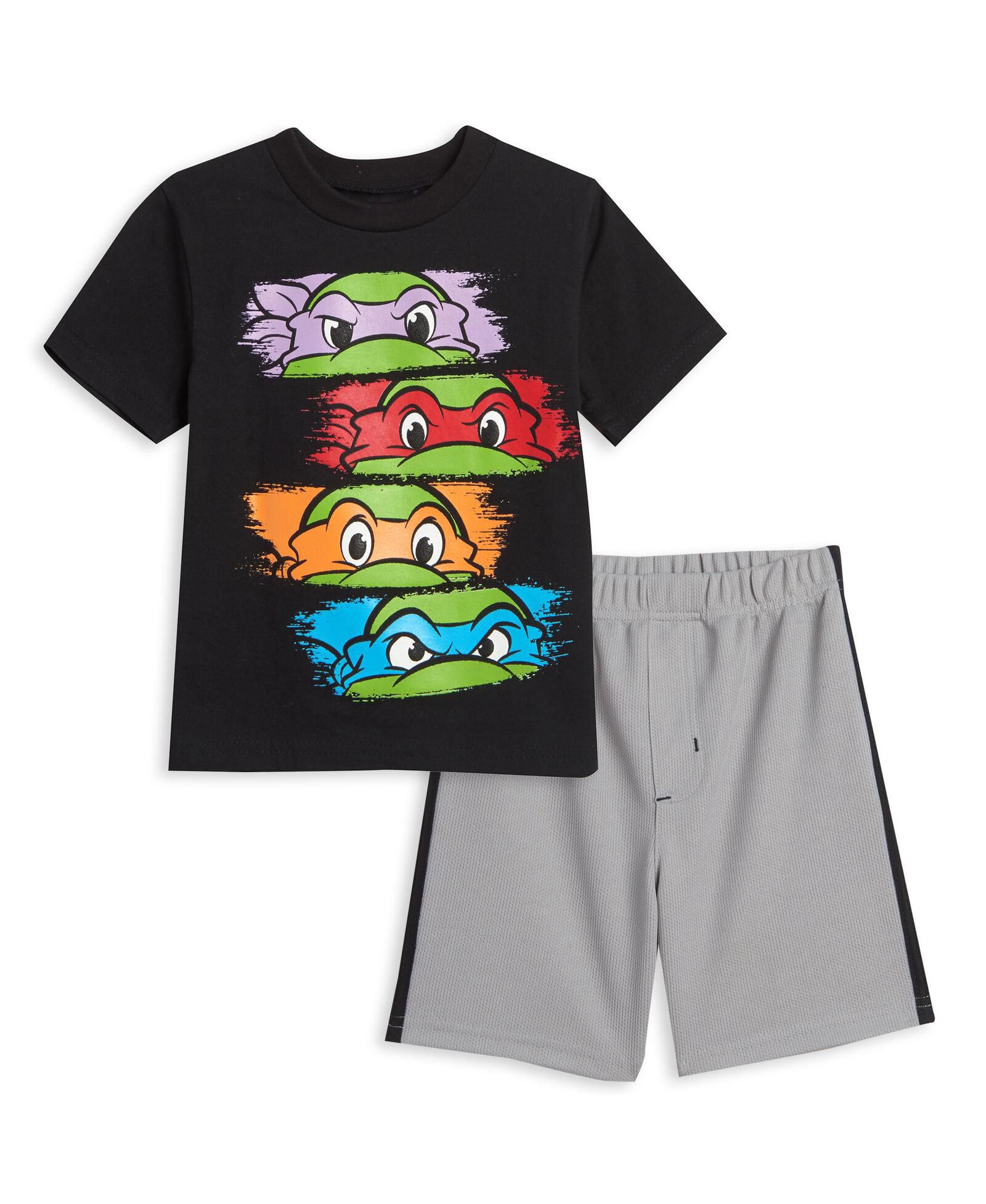 Детский комплект Nickelodeon Teenage Mutant Ninja Turtles: футболка и шорты