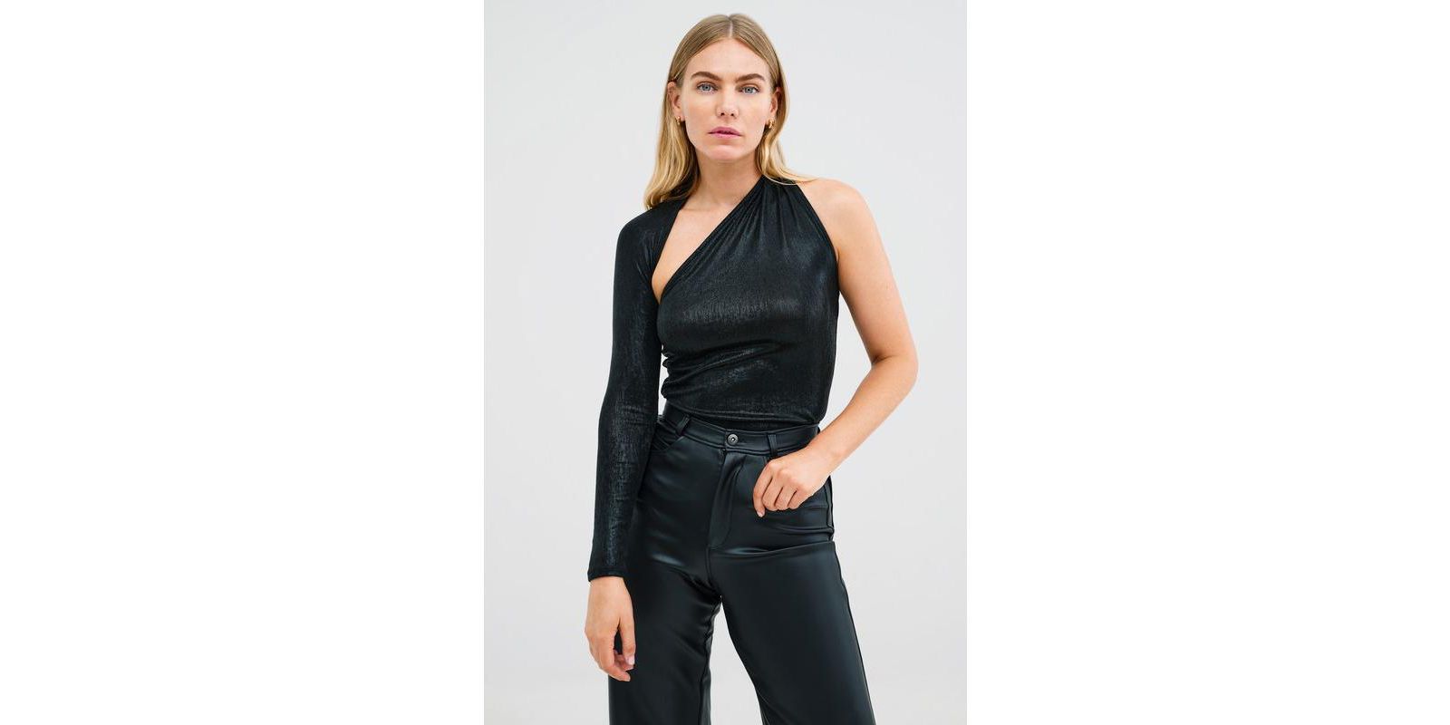 Женский топ Marcella Manhattan Metallic One Shoulder