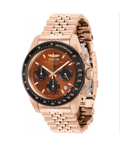 Invicta Men's 36736 Speedway Quartz Chronograph Black, Brown Dial Watch