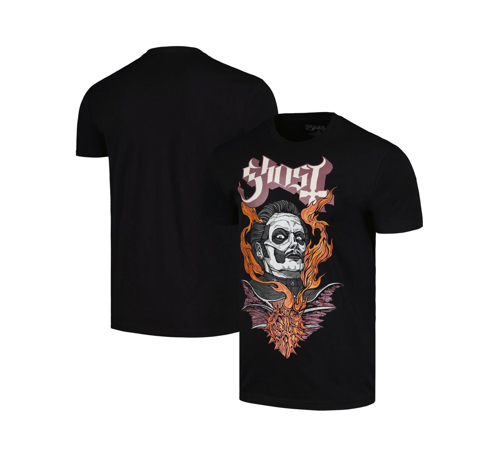 Мужская футболка Global Merch Ghost Heart Hypnosis, черная