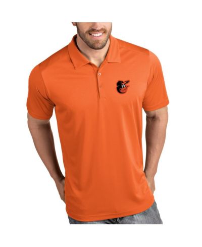 Antigua Men's Orange Baltimore Orioles Tribute Polo