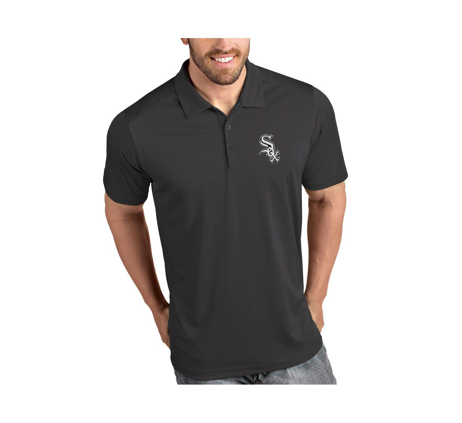 Antigua Men's Gray Chicago White Sox Tribute Polo