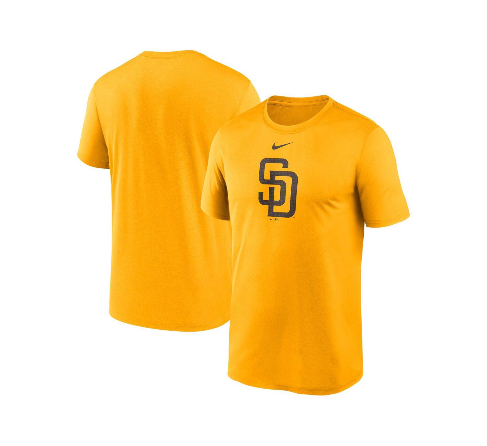 Nike Мужская футболка Performance San Diego Padres Legend Fuse золотая
