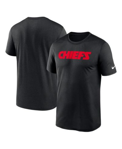 Мужская спортивная футболка Nike Kansas City Chiefs Primetime Legend Wordmark, черная