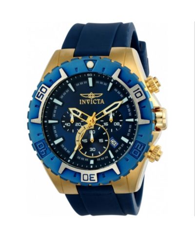 Invicta Men's 22525 Aviator Quartz Multifunction Blue Dial Watch