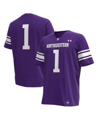 Under Armour Мужская реплика джерси для американского футбола Northwestern Wildcats, фиолетовый №1