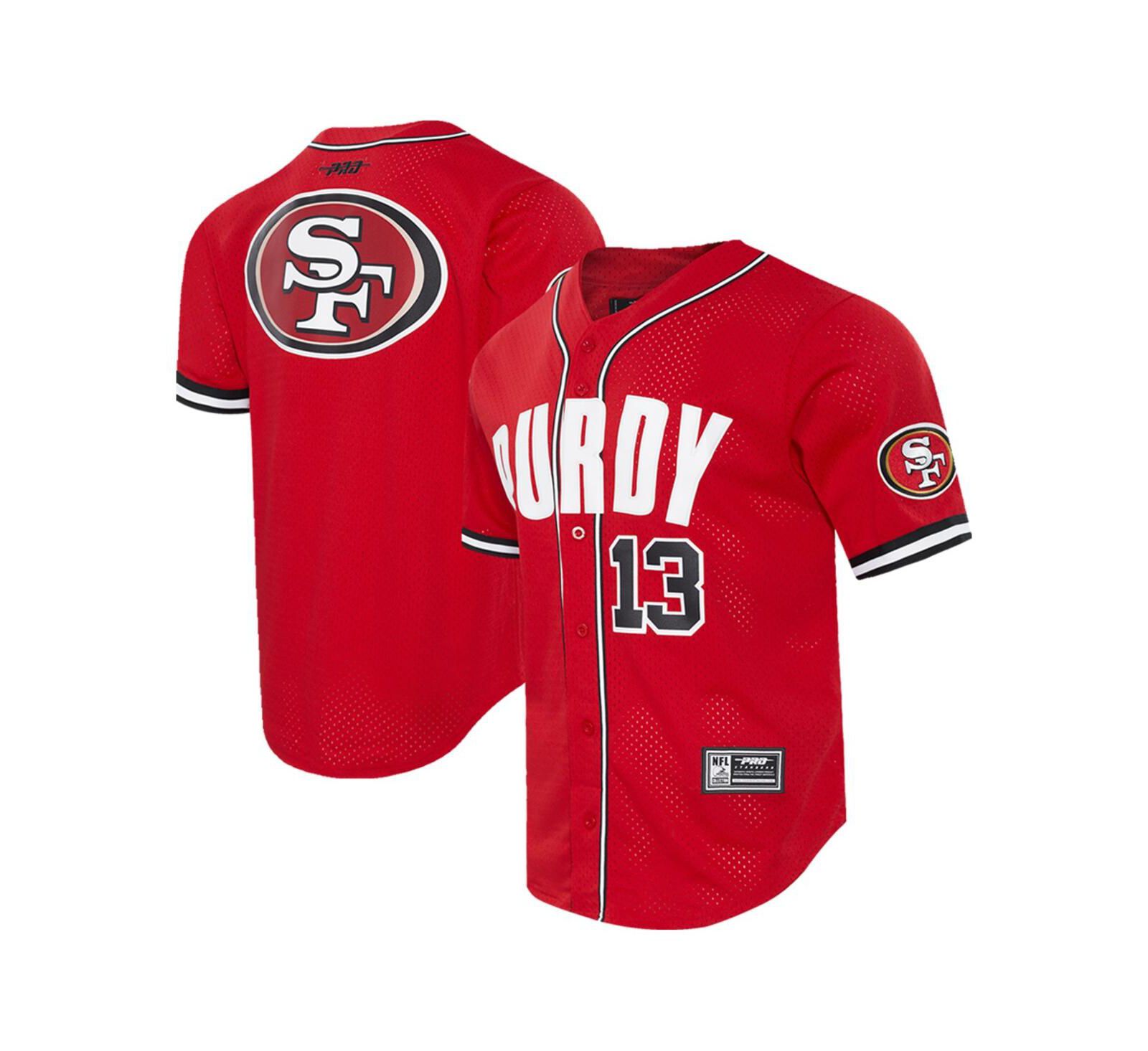 Мужская бейсбольная джерси Pro Standard Brock Purdy San Francisco 49ers Mesh