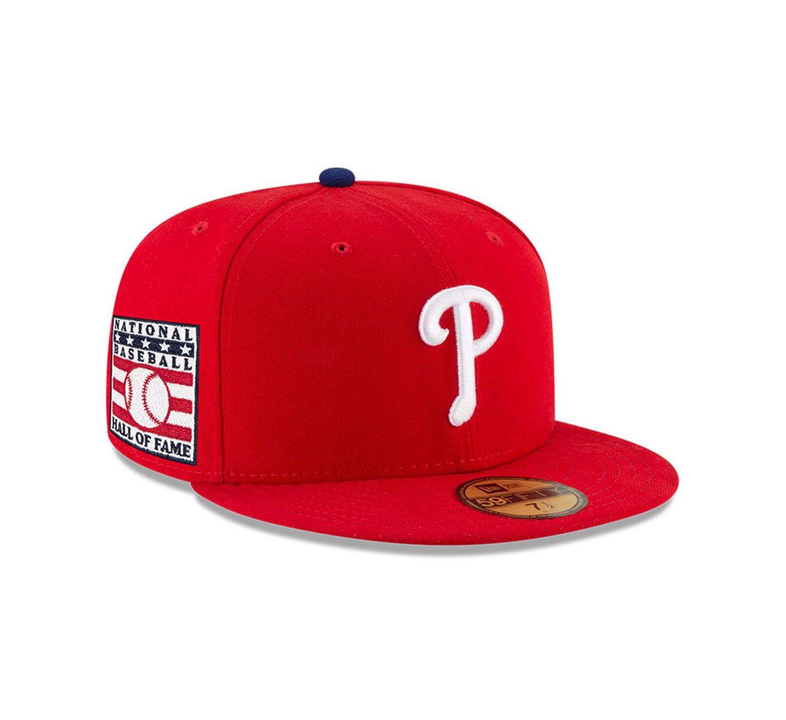 New Era Men's Red Philadelphia Phillies National Baseball Hall of Fame 59FIFTY Fitted Hat