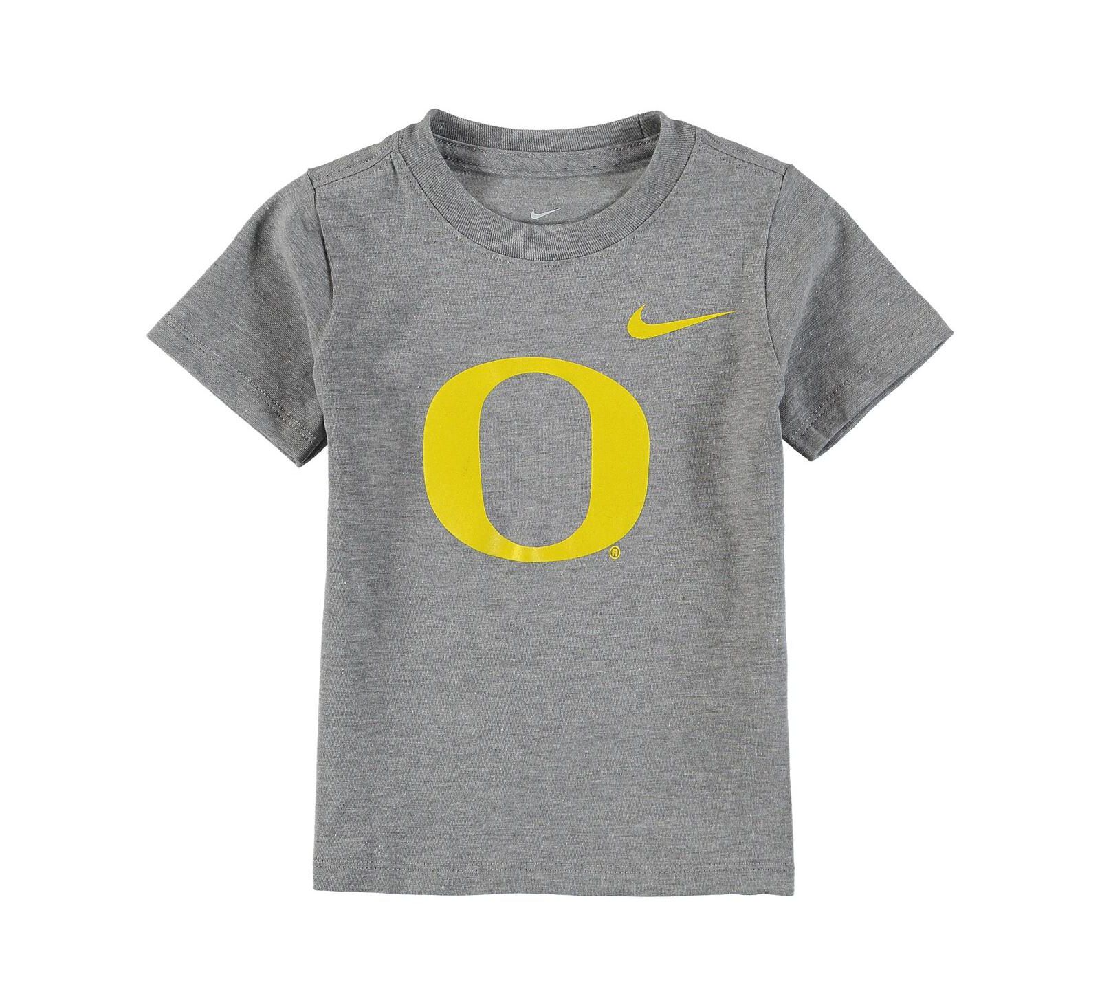 Детская футболка Nike Oregon Ducks Logo, серая меланж