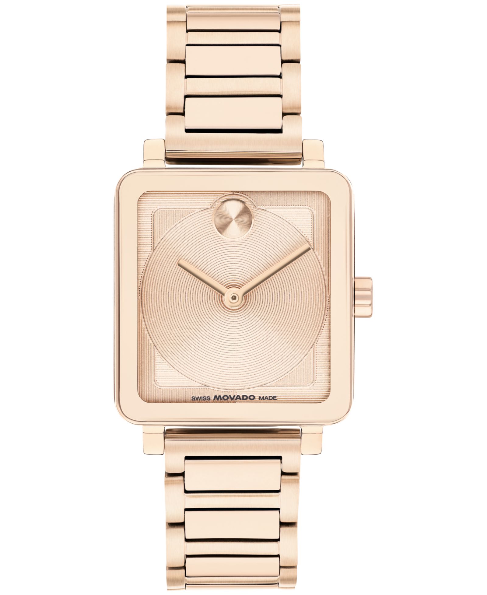 Женские стальные часы Movado Bold Evolution 2.0 с розовым золотом, 26mm
