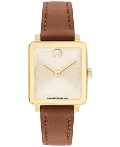 Movado женские часы Movado Bold Evolution 2.0, кожаный ремешок, 26mm