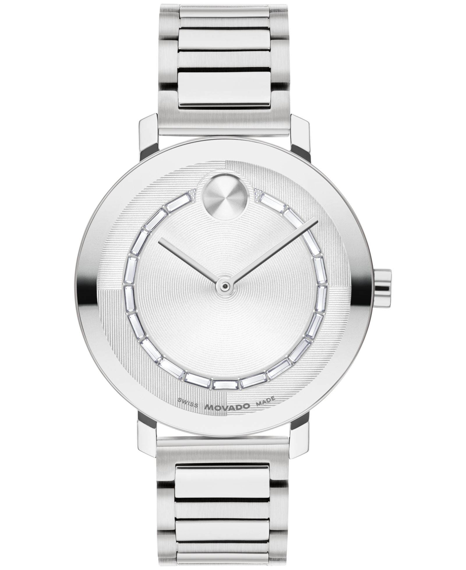 Movado Women's Bold Evolution 2.0 швейцарские кварцевые часы из нержавеющей стали 34mm