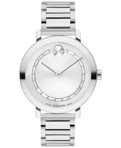 Movado Women's Bold Evolution 2.0 швейцарские кварцевые часы из нержавеющей стали 34mm