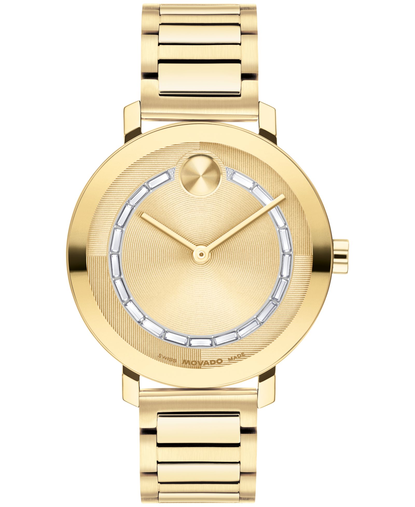 Женские часы Movado Bold Evolution 2.0 Swiss Quartz Light Gold Steel 34mm