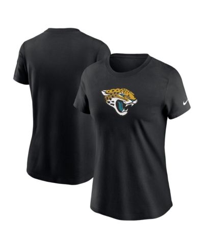 Nike Женская черная футболка с основным логотипом Jacksonville Jaguars