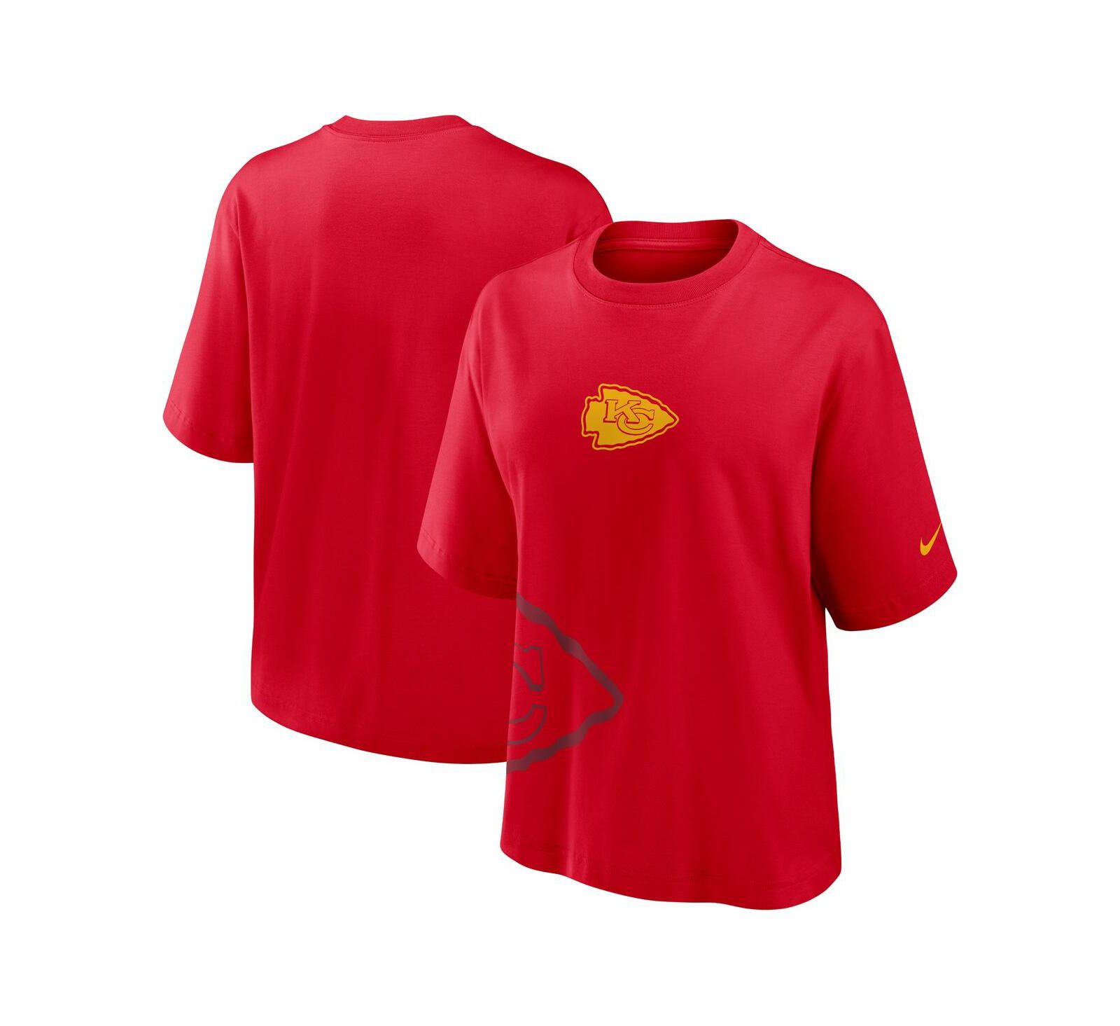 Женская футболка Nike Red Kansas City Chiefs Boxy