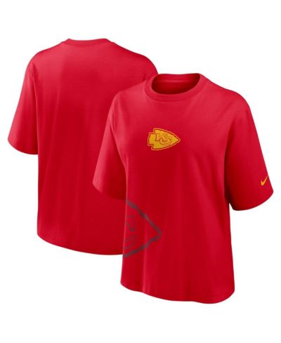 Женская футболка Nike Red Kansas City Chiefs Boxy