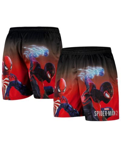Chalk Line Мужские Black Spider-Man Spider-Man 2 Poster Art Retro Shorts