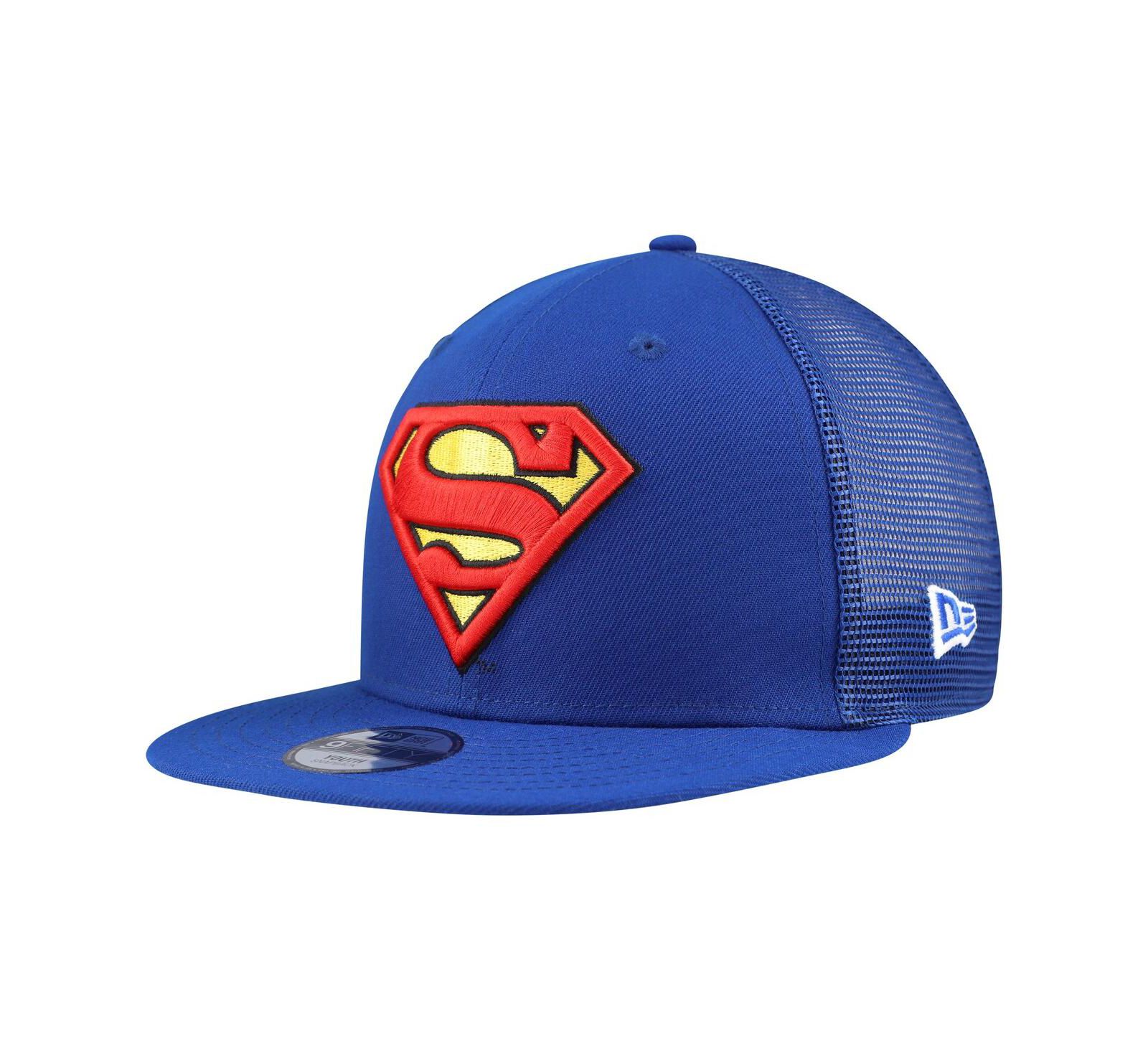 Детская кепка New Era Blue Superman 9FIFTY Trucker Snapback