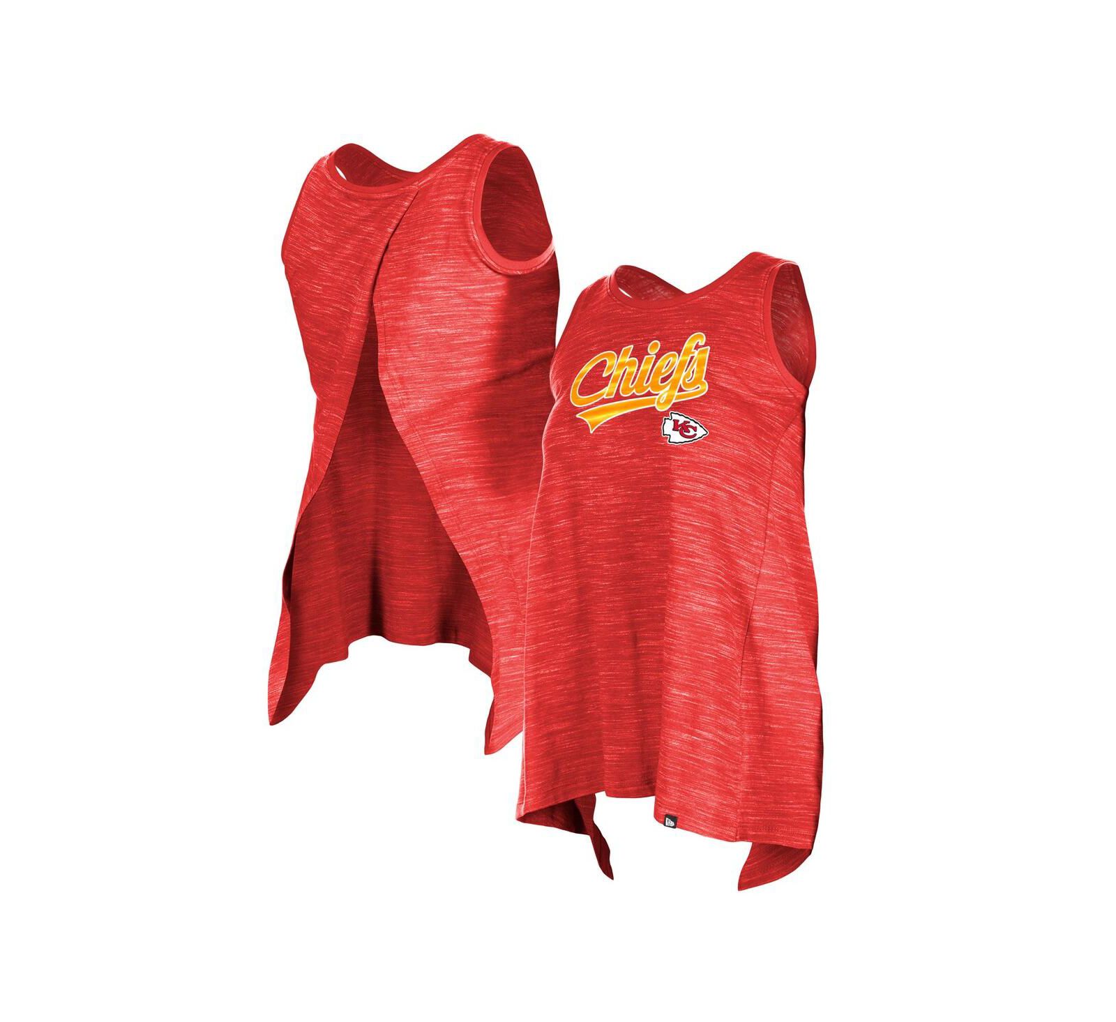 New Era Женский спортивный топ Kansas City Chiefs Space Dye Active Tank Top