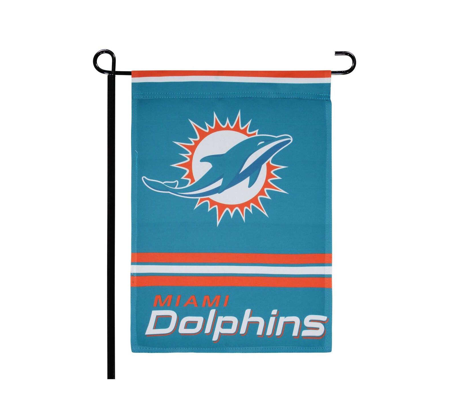 Wincraft Miami Dolphins 12" x 18" Double-Sided Team Logo Garden Flag