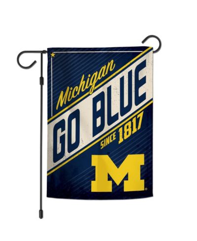 Садовый флаг Wincraft Michigan Wolverines 12" x 18" с логотипом с двух сторон
