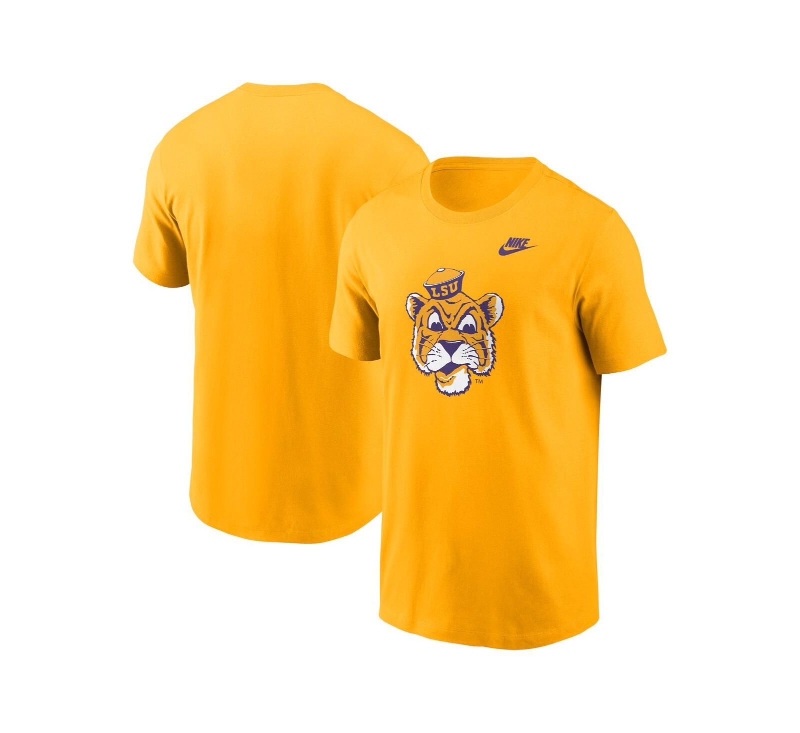 Nike Men's Gold LSU Tigers Legacy Alternate Logo T-Shirt