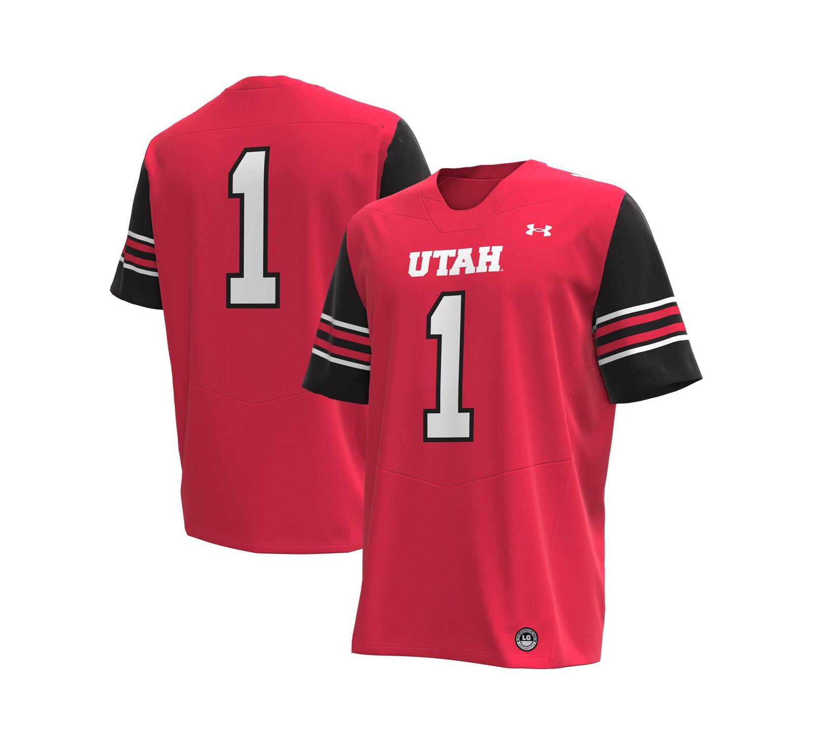 Under Armour Men's #1Utah Utes Replica Football Jersey