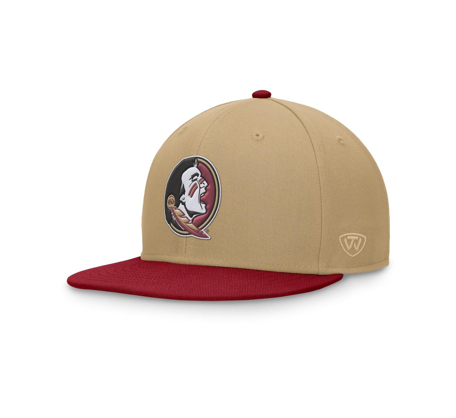 Мужская двухцветная кепка Top of the World Florida State Seminoles Rally, золото/гранат