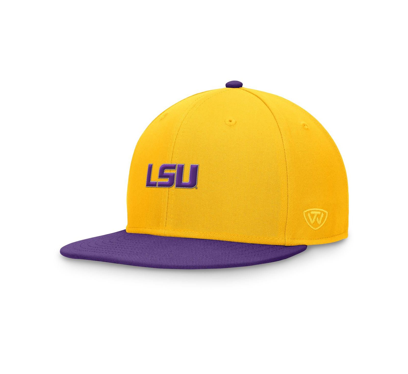 Мужская кепка Top of the World Gold/Purple LSU Tigers Rally Two-Tone