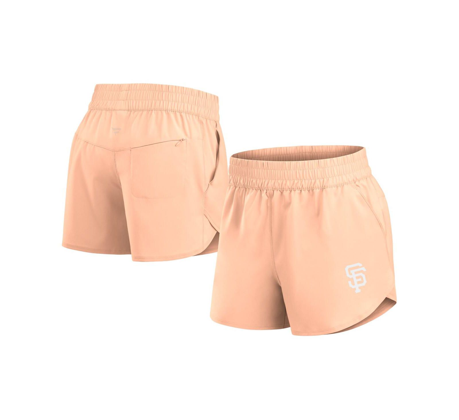 Женские шорты Fanatics Orange San Francisco Giants Studio Woven Vibe