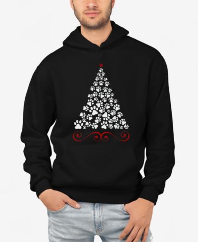 Худи LA Pop Art Мужской Paw Christmas Tree Word Art