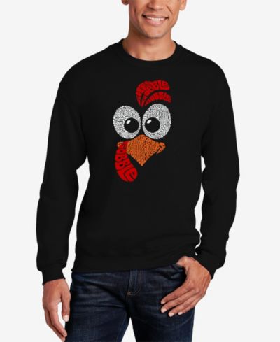 LA Pop Art Мужской свитшот с принтом Turkey Face