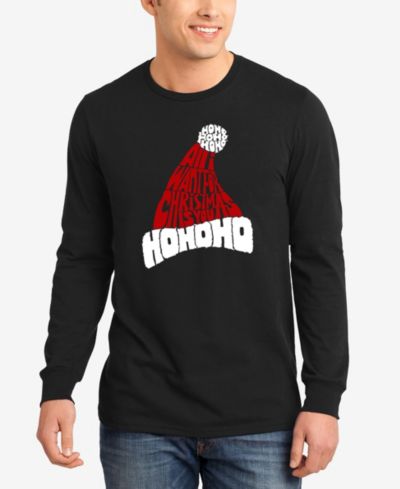 Мужская футболка LA Pop Art All I Want for Christmas Is You с длинным рукавом
