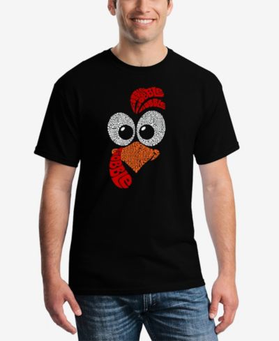 LA Pop Art Мужская футболка Turkey Face Word Art