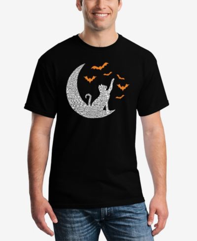 Мужская футболка LA Pop Art Lunar Bats Word Art