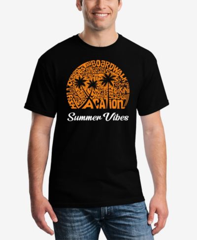 Мужская футболка LA Pop Art Summer Vibes Word Art