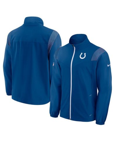 Куртка Nike Men's Indianapolis Colts Sideline Woven Logo Full-Zip, королевский синий
