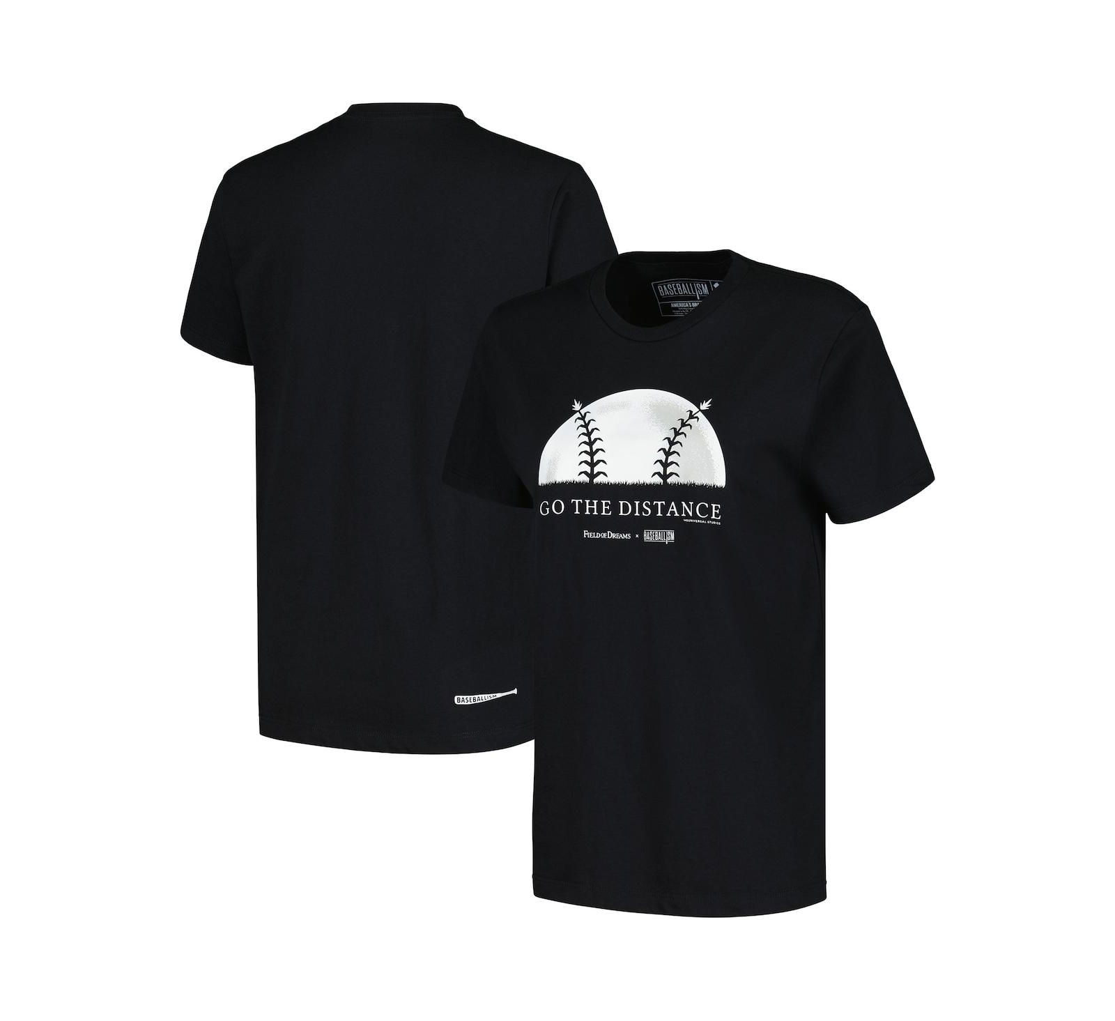 Женская футболка Baseballism Black Field of Dreams Go The Distance