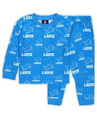 Детский комплект из футболки и брюк Outerstuff Blue Detroit Lions All-Over-Print