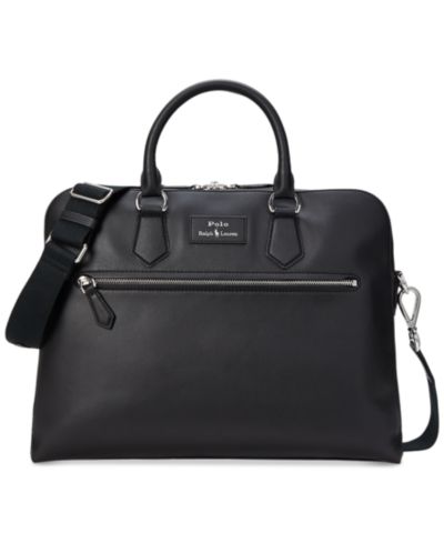 Мужская кожаная сумка Polo Ralph Lauren Commuter